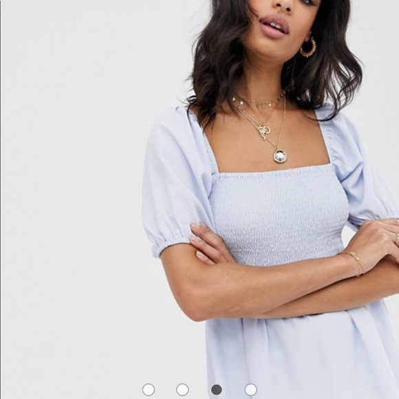 Vila square neck smock top - Picture 2 of 6